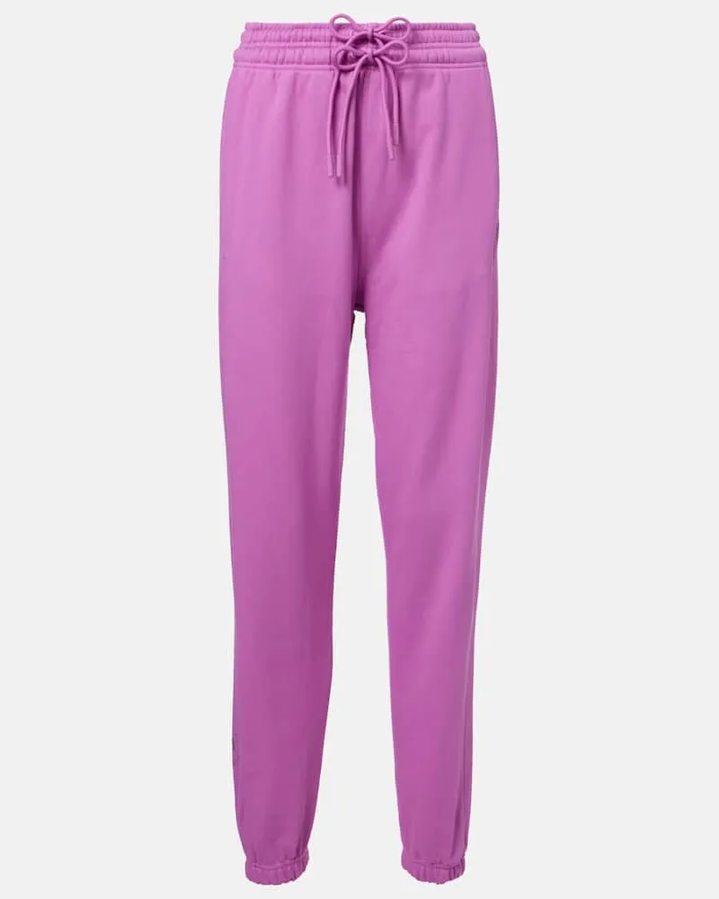 adidas Pantaloni sportivi TrueCasuals in jersey Viola