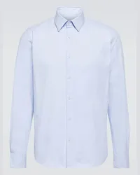 Sunspel Camicia in cotone Blu