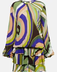 Emilio Pucci Abito corto Iride Multicolore