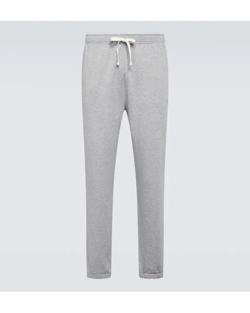 Ralph Lauren Pantaloni sportivi in jersey di cotone Grigio