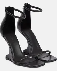 Rick Owens Sandali con zeppa Cantilever in pelle Rosa