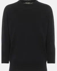 Loro Piana Pullover Piuma in cashmere Blu