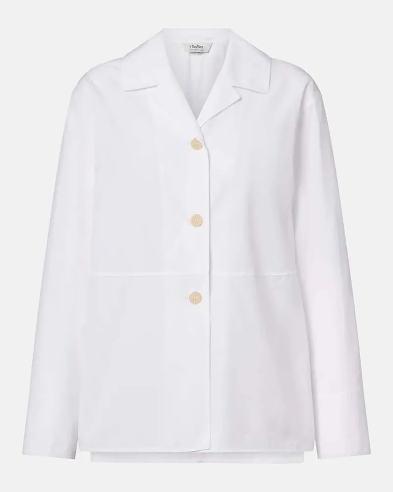 Max Mara Camicia Gentile in cotone Bianco