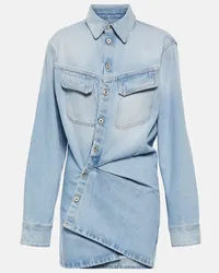 OFF-WHITE Abito chemisier di jeans Blu