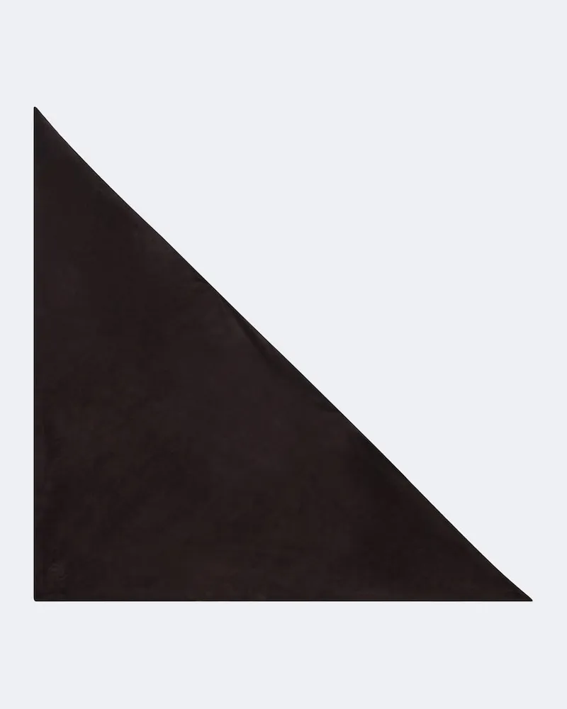 Magda Butrym Foulard in suede Marrone