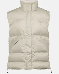 adidas Gilet imbottito con logo Beige