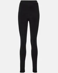 Alexandre Vauthier Leggings in jersey Nero