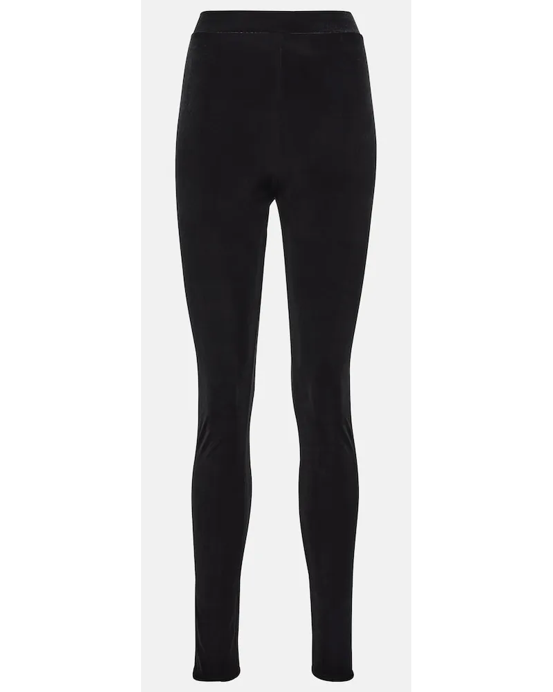 Alexandre Vauthier Leggings in jersey Nero