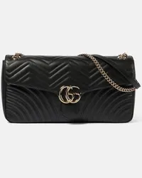 Gucci Borsa GG Marmont Medium in pelle Nero