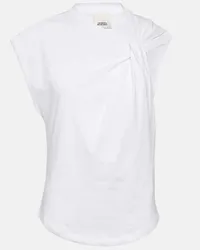 Isabel Marant T-shirt Nayda in jersey di cotone Bianco