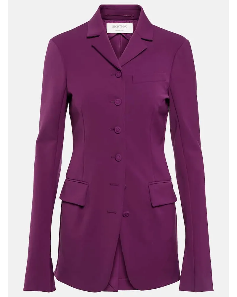 SPORTMAX Giacca in tessuto tecnico Viola