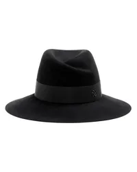 Maison Michel Fedora Virginie in feltro Nero