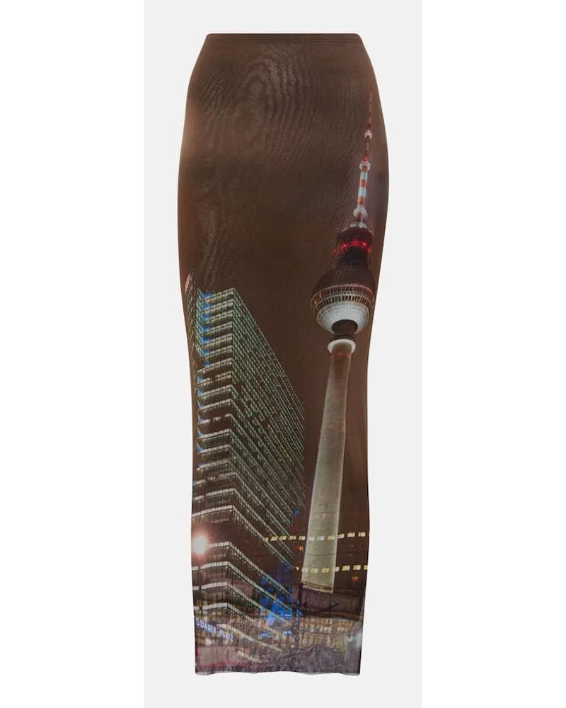 Jean Paul Gaultier x Shayne Oliver - Gonna lunga City Multicolore
