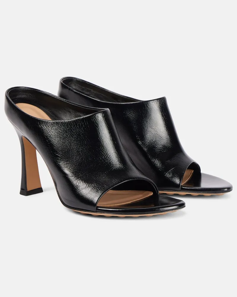 Bottega Veneta Mules Rana in pelle Nero