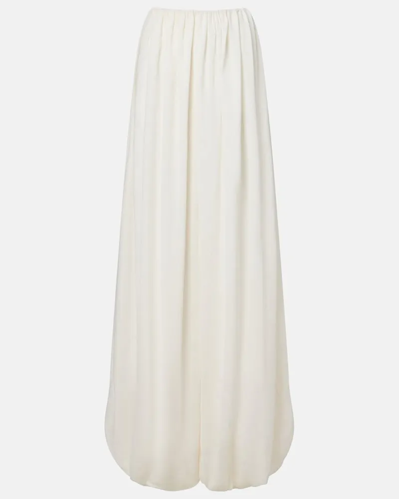 Adriana Degreas Jumpuit lunga Balloon Bianco