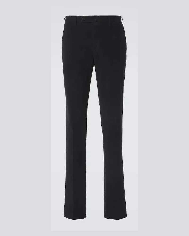 Slowear Pantaloni regular in velluto a coste Blu