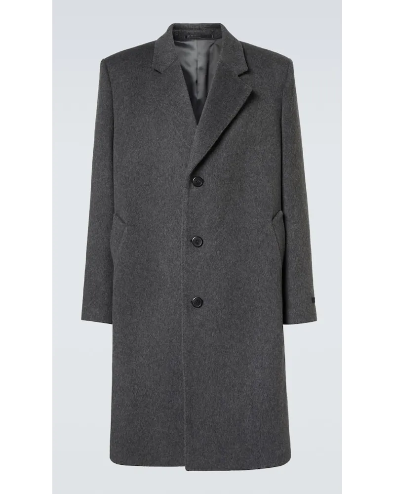Prada Cappotto in lana vergine Grigio
