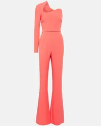 Safiyaa Jumpsuit Jonal in crêpe monospalla Arancione