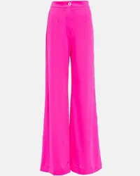 Dolce & Gabbana Pantaloni in jersey a gamba larga Rosa