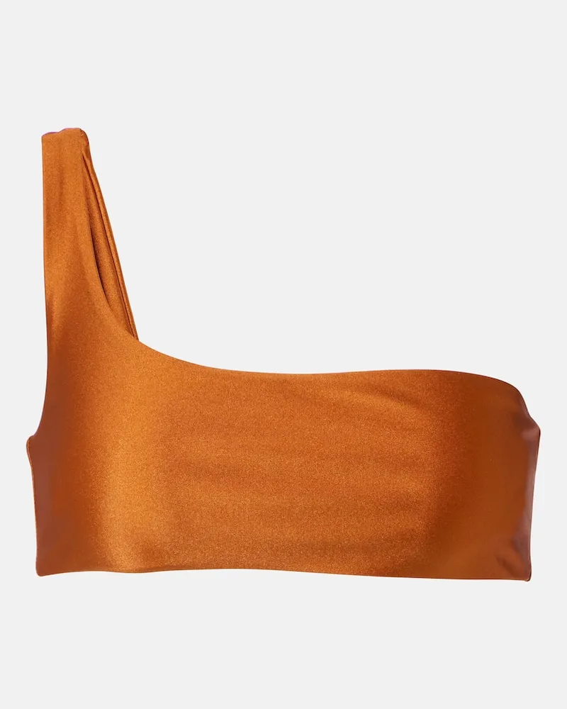 JADE SWIM Top bikini monospalla Eliza Arancione