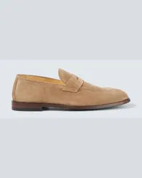 Brunello Cucinelli Mocassini in suede Beige