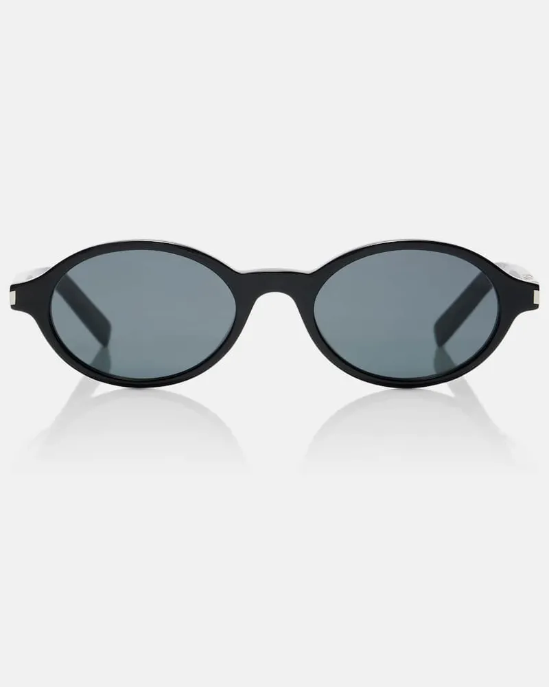Saint Laurent Occhiali da sole ovali SL 751 Jeanne Nero