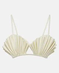 Adriana Degreas Top La Mer Coquillage Bianco