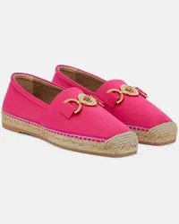 Versace Espadrillas Medusa Biggie in canvas Rosa