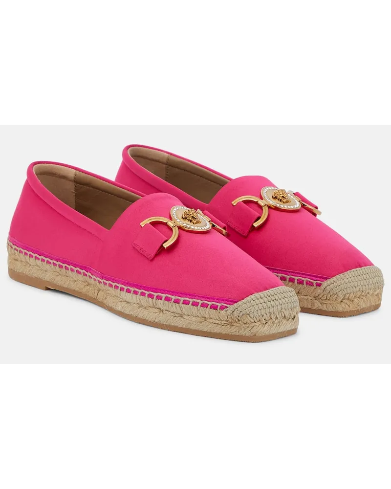 Versace Espadrillas Medusa Biggie in canvas Rosa