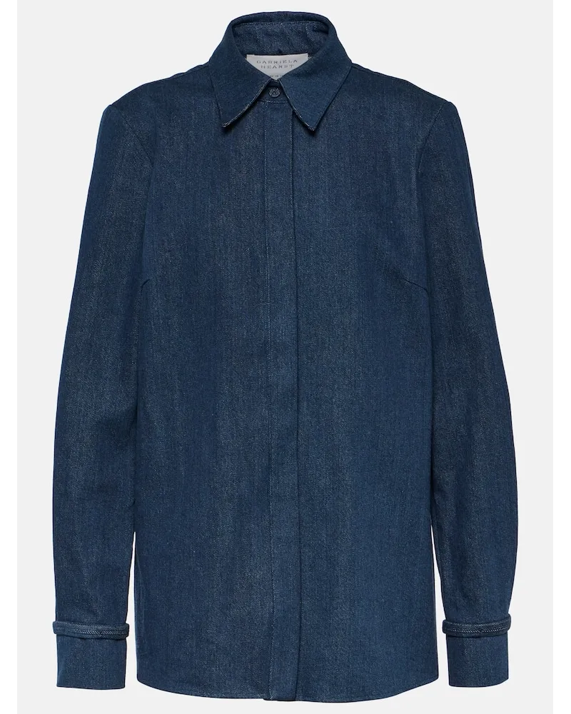 Gabriela Hearst Camicia di jeans Cruz Blu