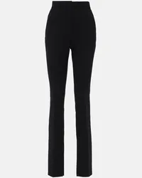 Rebecca Vallance Pantaloni a vita alta Evie con spacco Nero