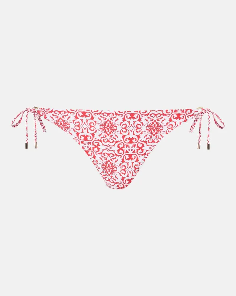 Melissa Odabash Slip bikini Cancun a vita bassa Rosso