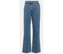 Burberry Jeans regular a vita alta Blu