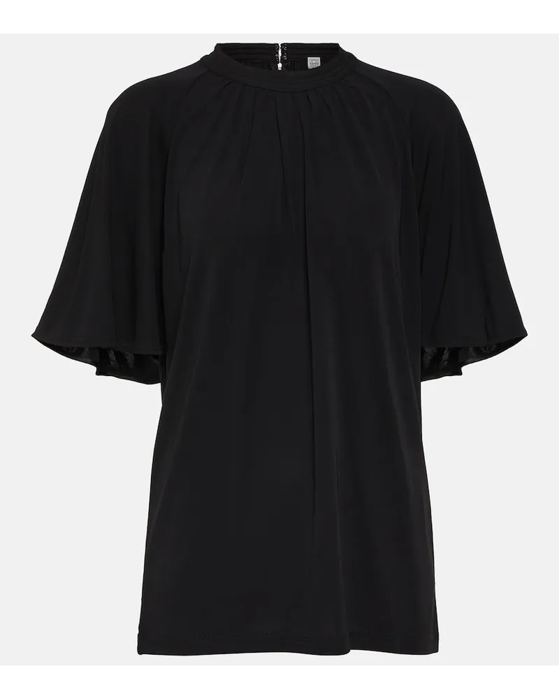 Totême Top in jersey Nero