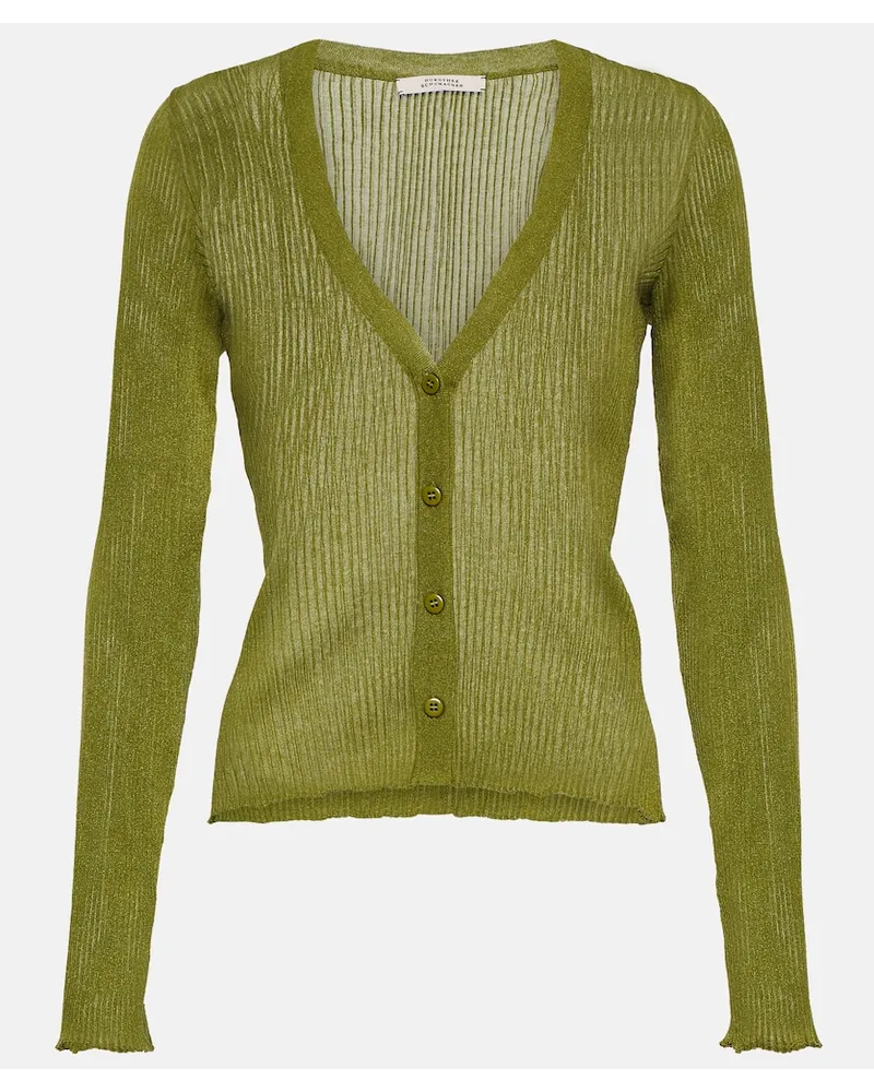 Dorothee Schumacher Cardigan Transparent Touch Verde
