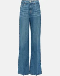 7 for all mankind Jeans flared a vita alta Blu