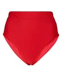 Heidi Klein Slip bikini Numana a vita alta Rosso