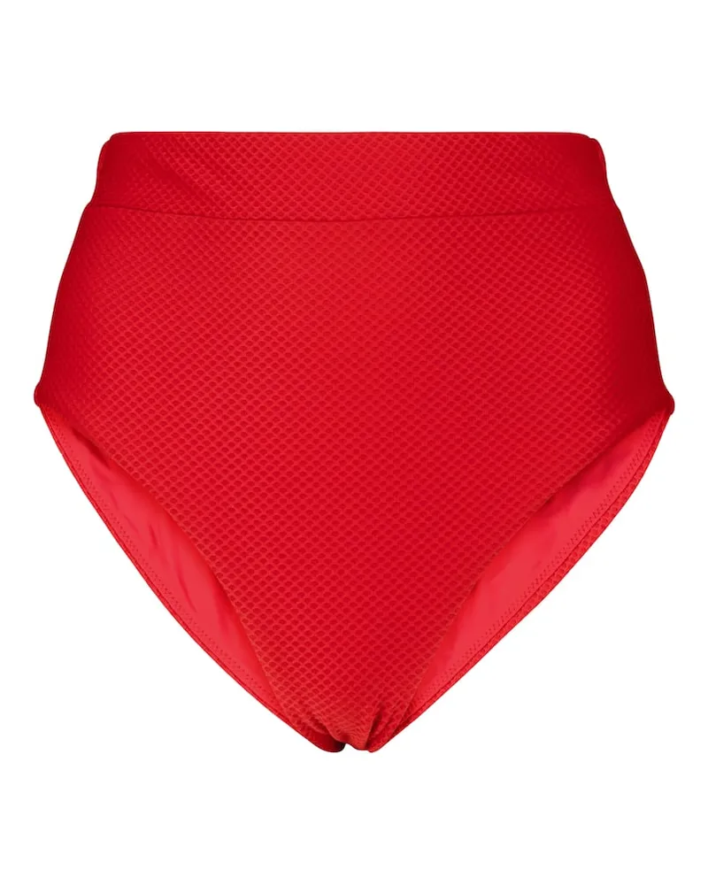 Heidi Klein Slip bikini Numana a vita alta Rosso