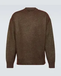 Jil Sander Pullover in misto lana Marrone