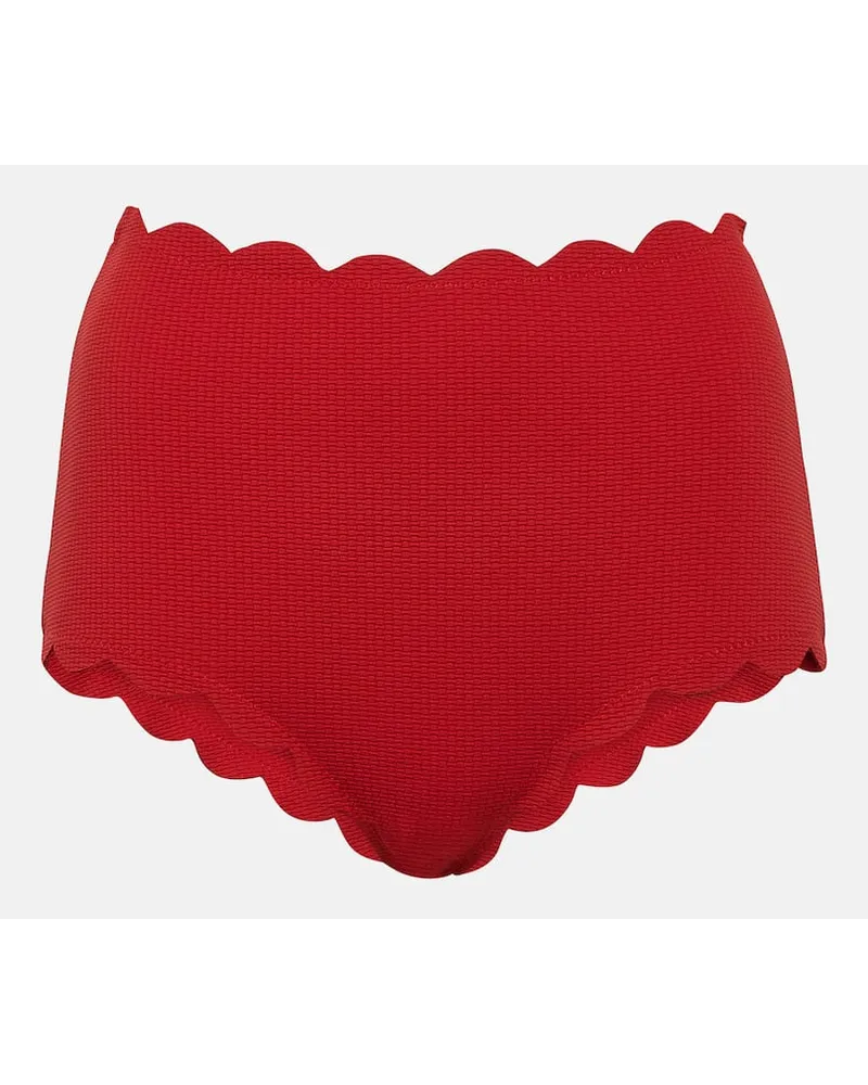 Marysia Slip bikini Santa Monica a vita alta Nero
