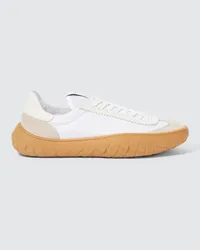 Bottega Veneta Sneakers Spoutnik con suede Bianco