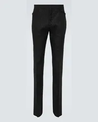 Tom Ford Pantaloni slim Atticus in misto lana Nero