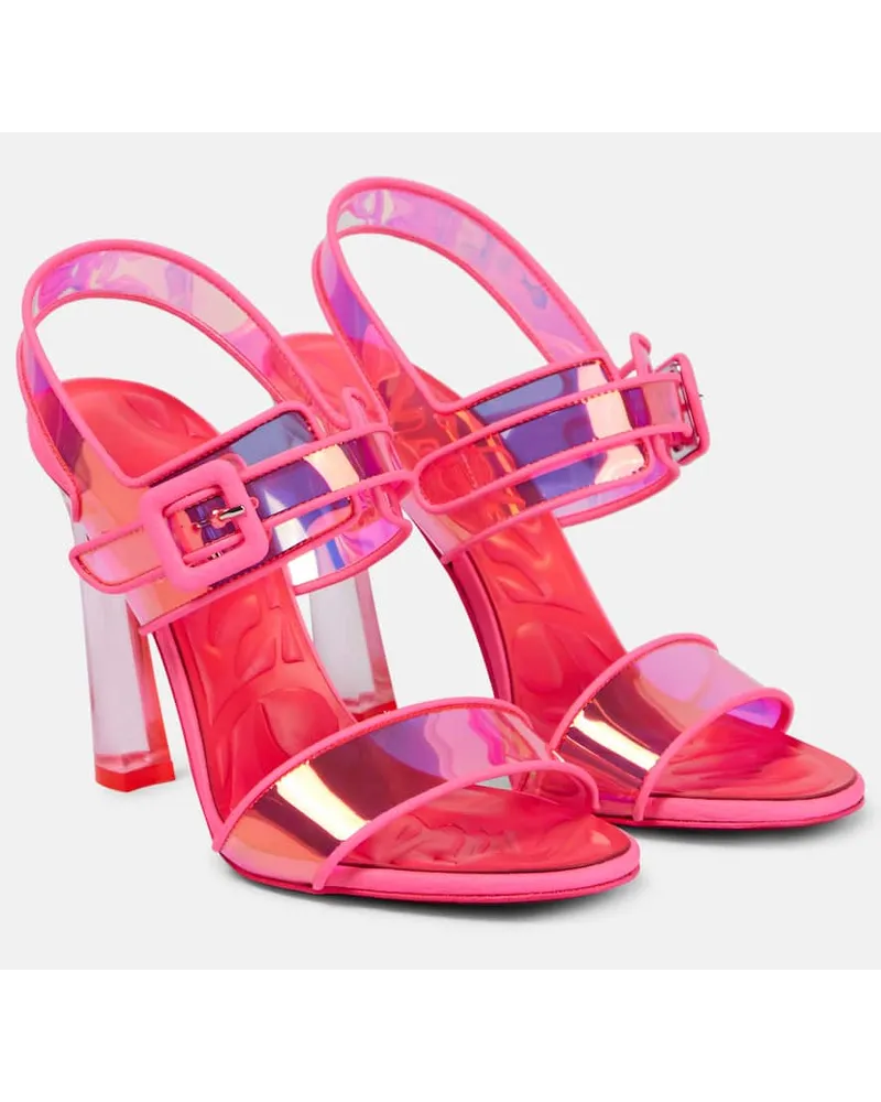 Christian Louboutin Sandali Duniss in PVC Rosa