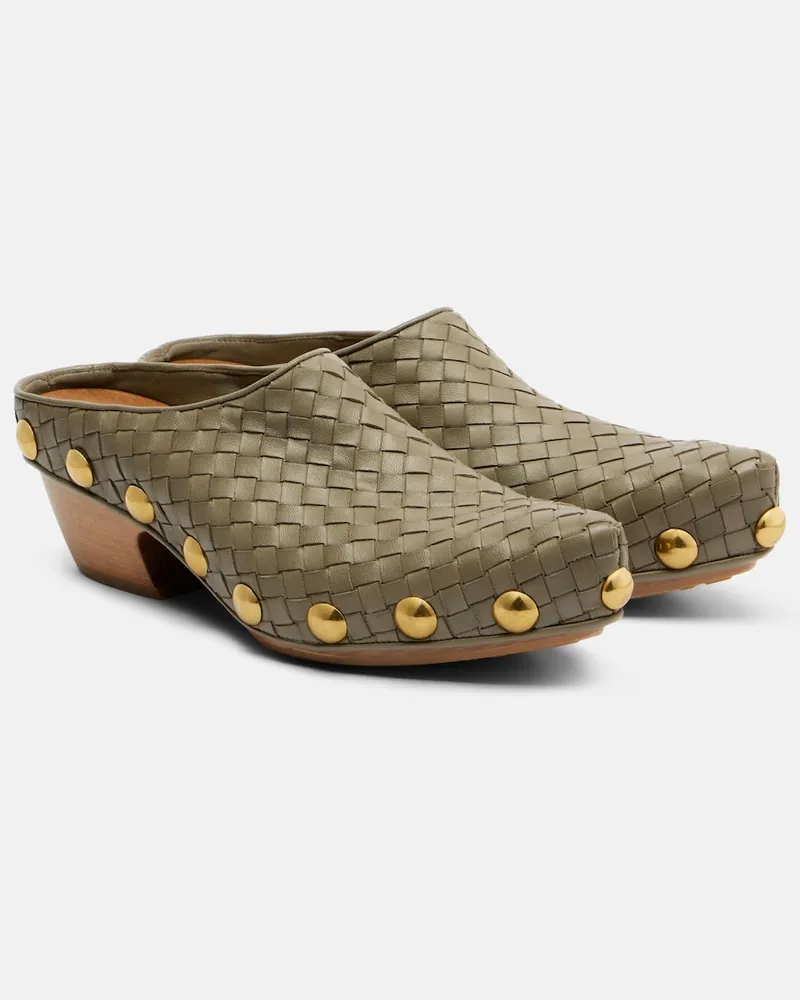 Bottega Veneta Mules Gondola in pelle Verde