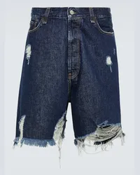 Acne Studios Shorts di jeans Blu