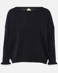 Jardin des Orangers Pullover in lana e cashmere Blu