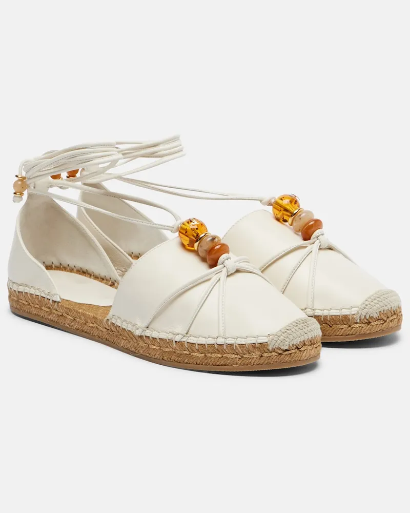 Jimmy Choo Espadrillas Lemi in pelle Bianco