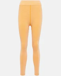 CORDOVA Leggings Sierra a vita alta in maglia Arancione