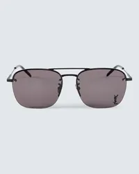 Saint Laurent Occhiali da sole aviator SL 309 M Nero