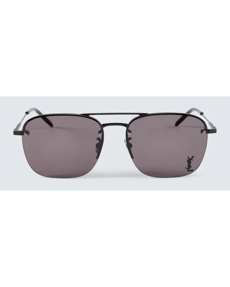 Saint Laurent Occhiali da sole aviator SL 309 M Nero